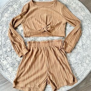 SHEIN - Girls matching shorts set - size 10/12